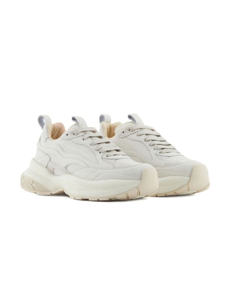 Armani White Emporio Exclusive Sneakers Glam Steals