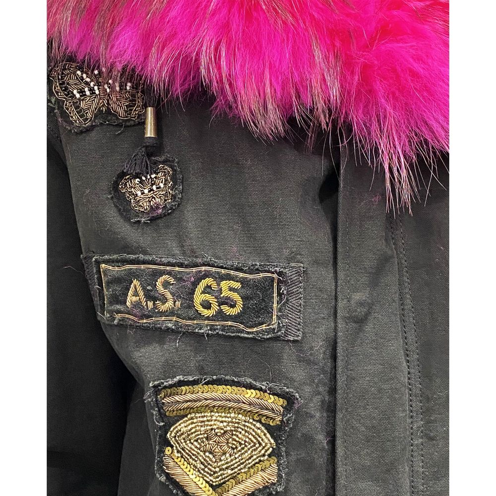 As65 Canvas Embellished Parka Jacket Glam Steals