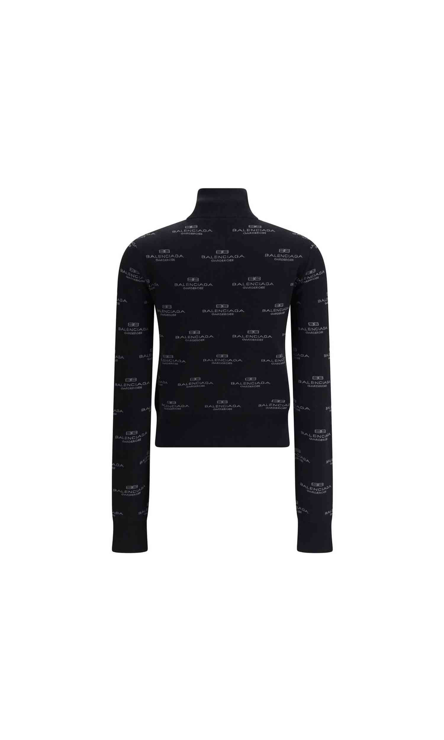 Balenciaga All-Over Logo Cardigan Glam Steals