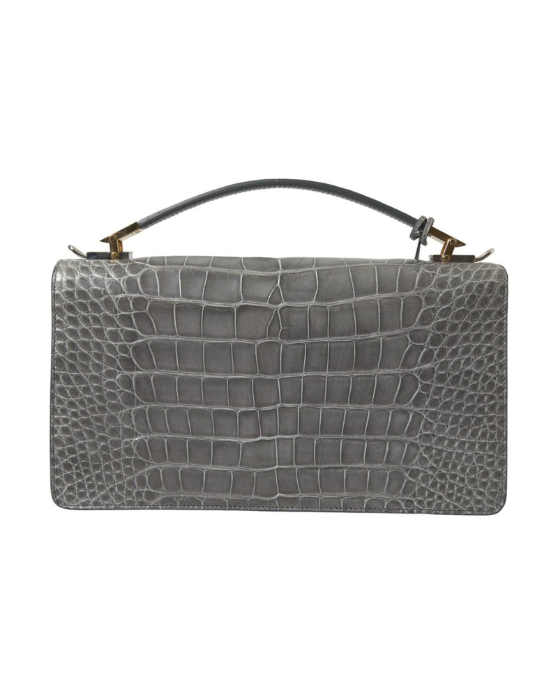 Balenciaga Alligator Leather Medium Shoulder Bag Glam Steals