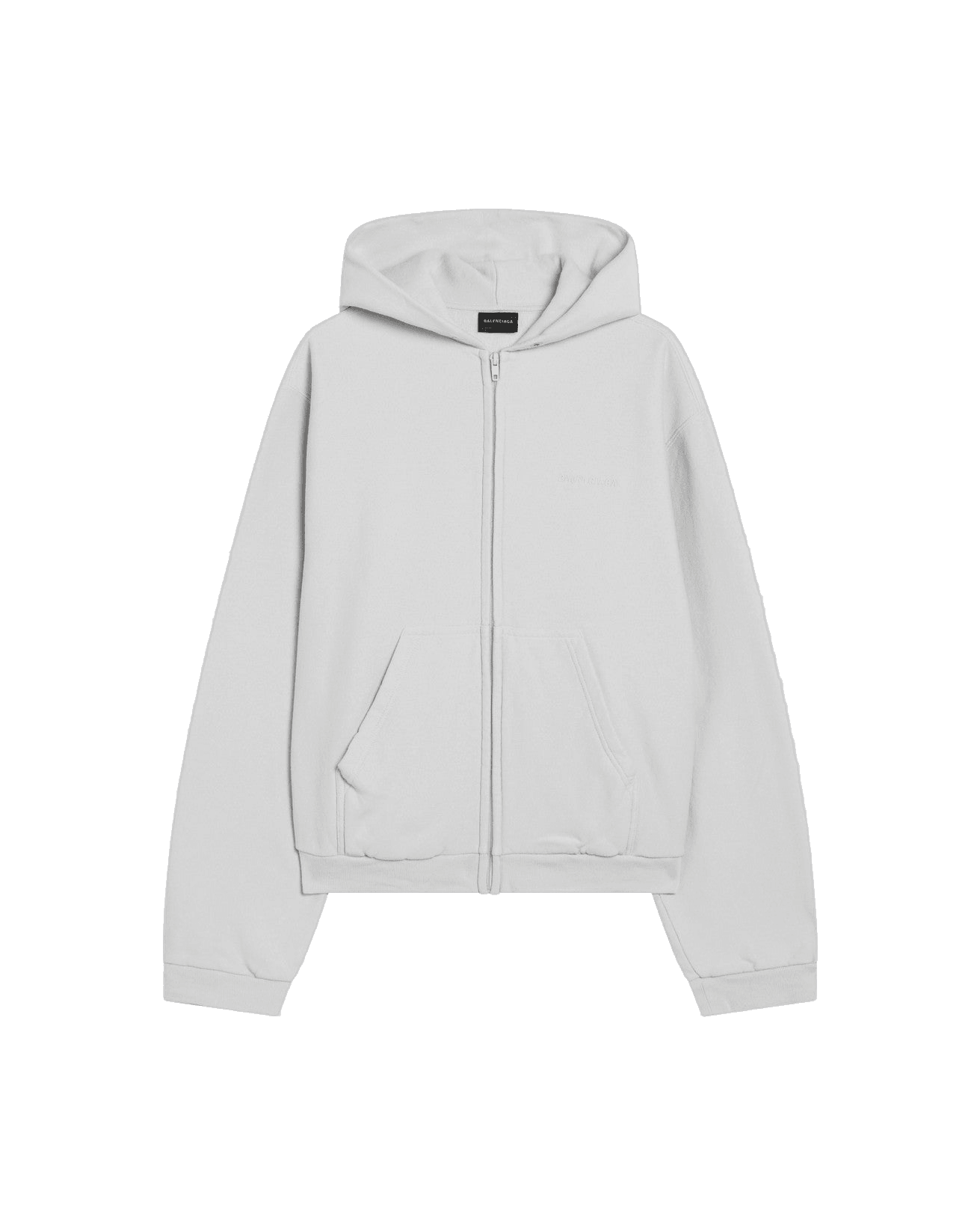 Balenciaga Back Regular Fit Zip Hoodie Glam Steals