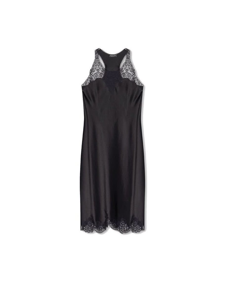 Balenciaga Black Acetate Dress 