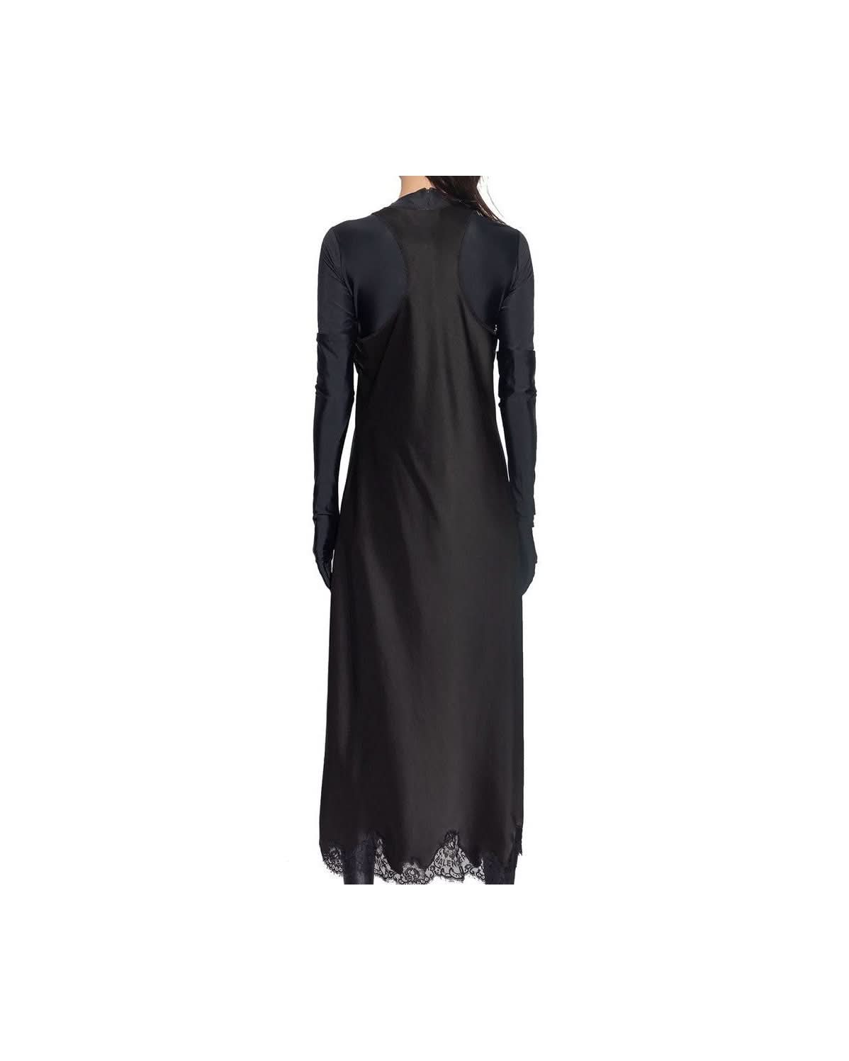 Balenciaga Black Acetate Dress 