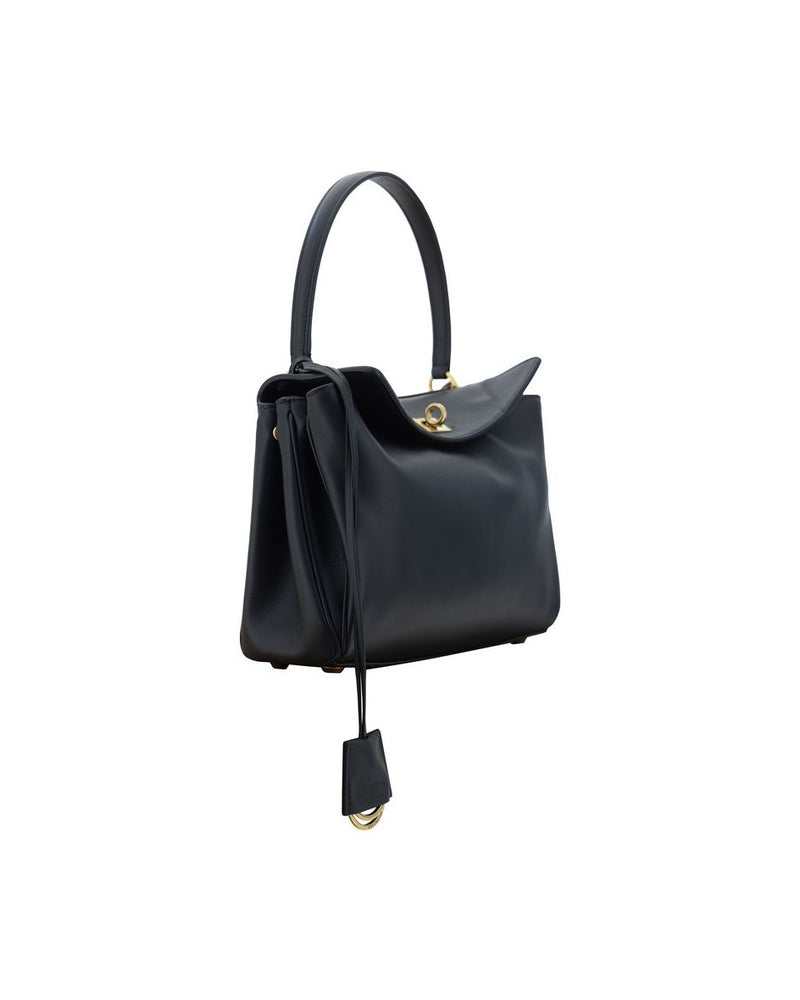 Balenciaga Black Calf Leather Bos Taurus Shoulder Bag Glam Steals