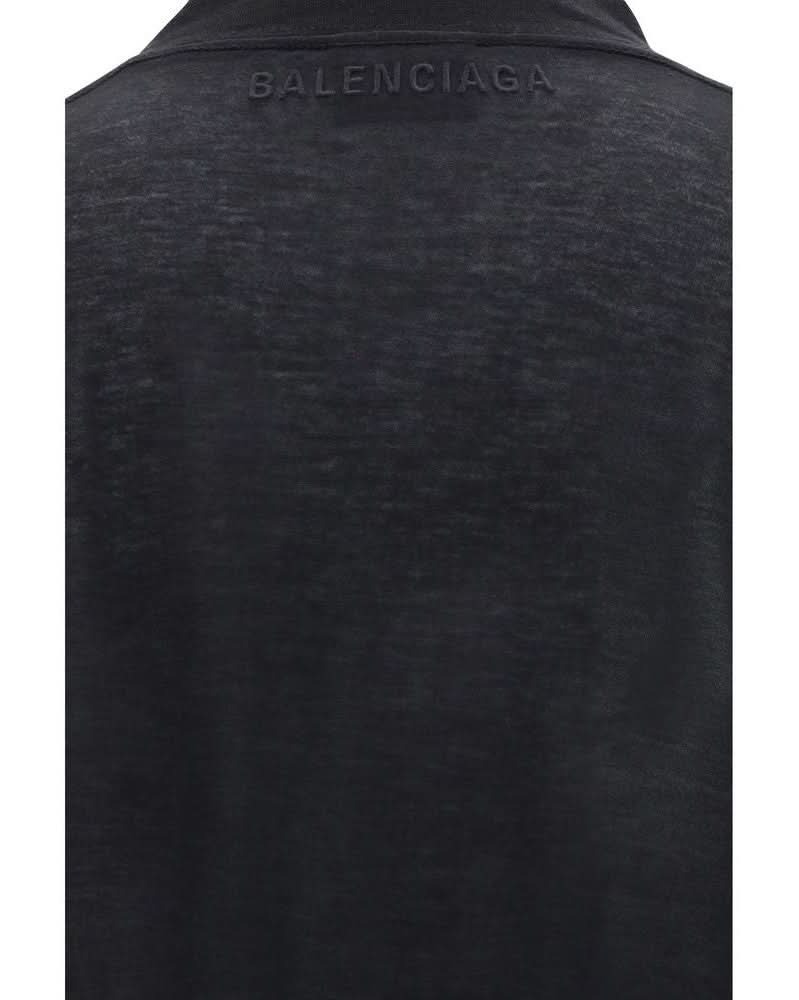 Balenciaga Black Cotton Casual Dress Glam Steals