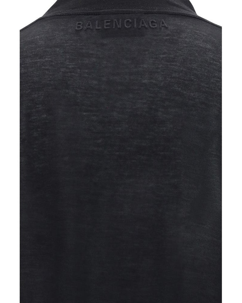 Balenciaga Black Cotton Casual Dress Glam Steals