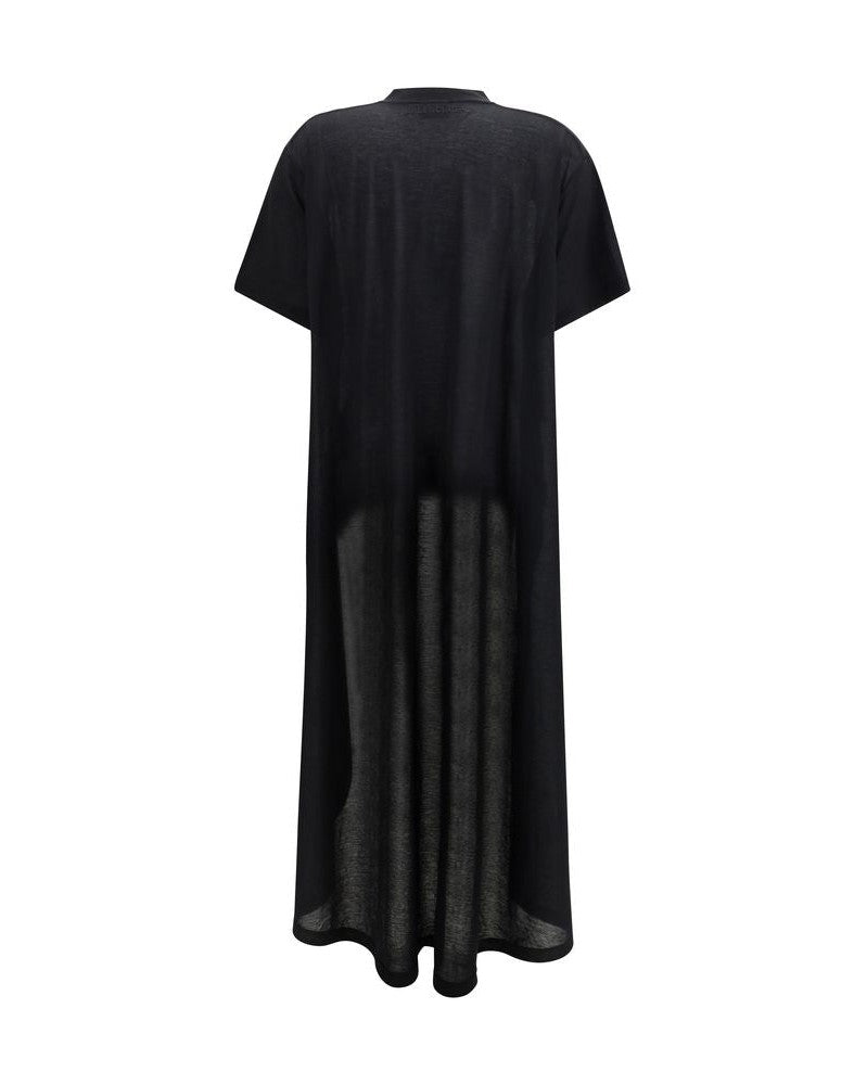 Balenciaga Black Cotton Casual Dress Glam Steals