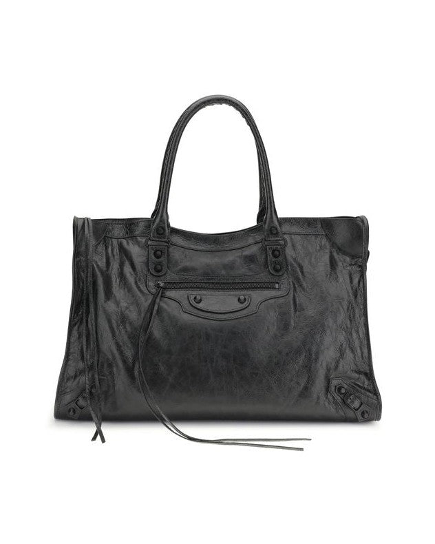 Balenciaga Black Lamb Ovis Aries Shoulder Bag Glam Steals