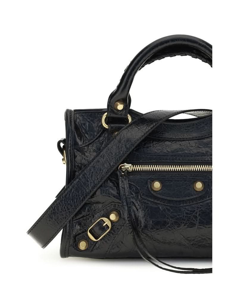 Balenciaga Black Lamb Ovis Aries Shoulder Bag Glam Steals