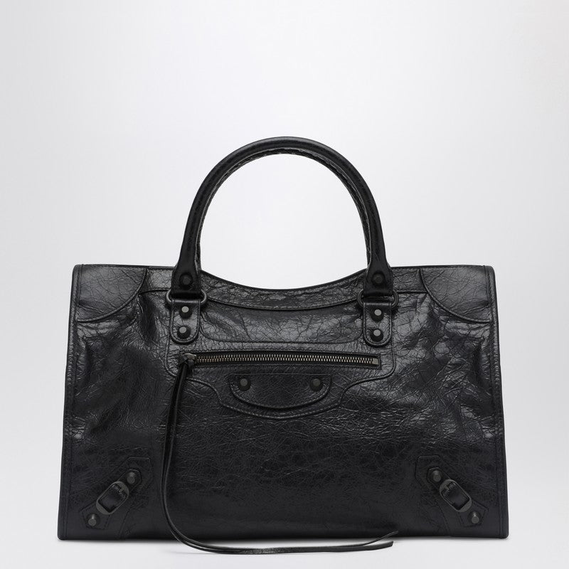 Balenciaga Black Le City Medium Tote Bag Glam Steals
