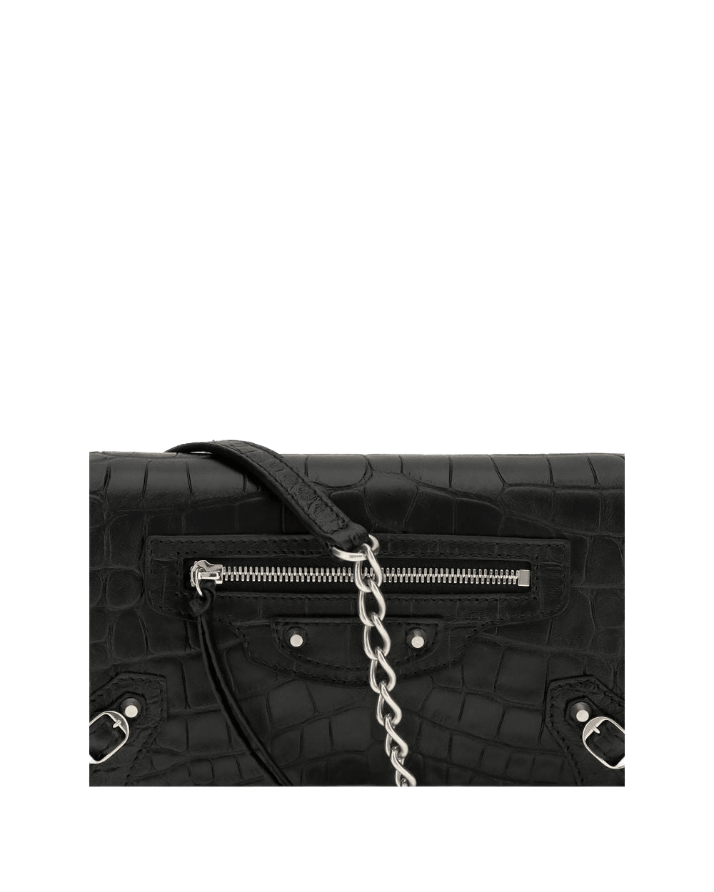 Balenciaga Black Calf Leather Bos Taurus Wallet Glam Steals