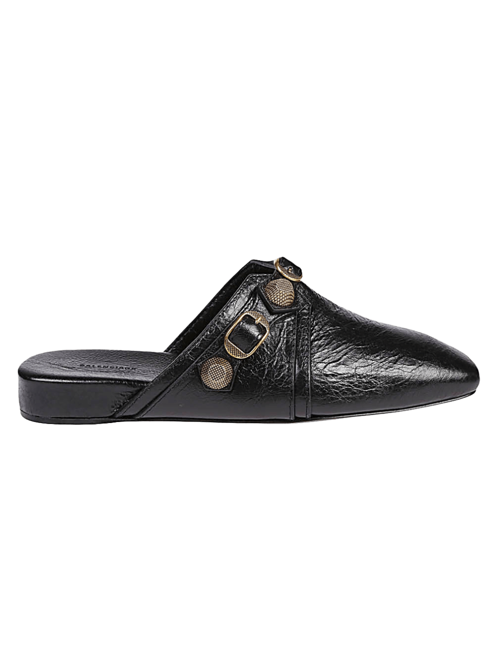 Balenciaga Black Leather Cozy Cagole Mules Glam Steals