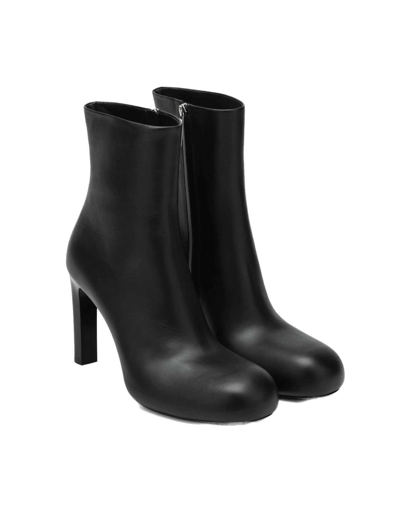 Balenciaga Black Leather Fargo Ankle Boots Glam Steals