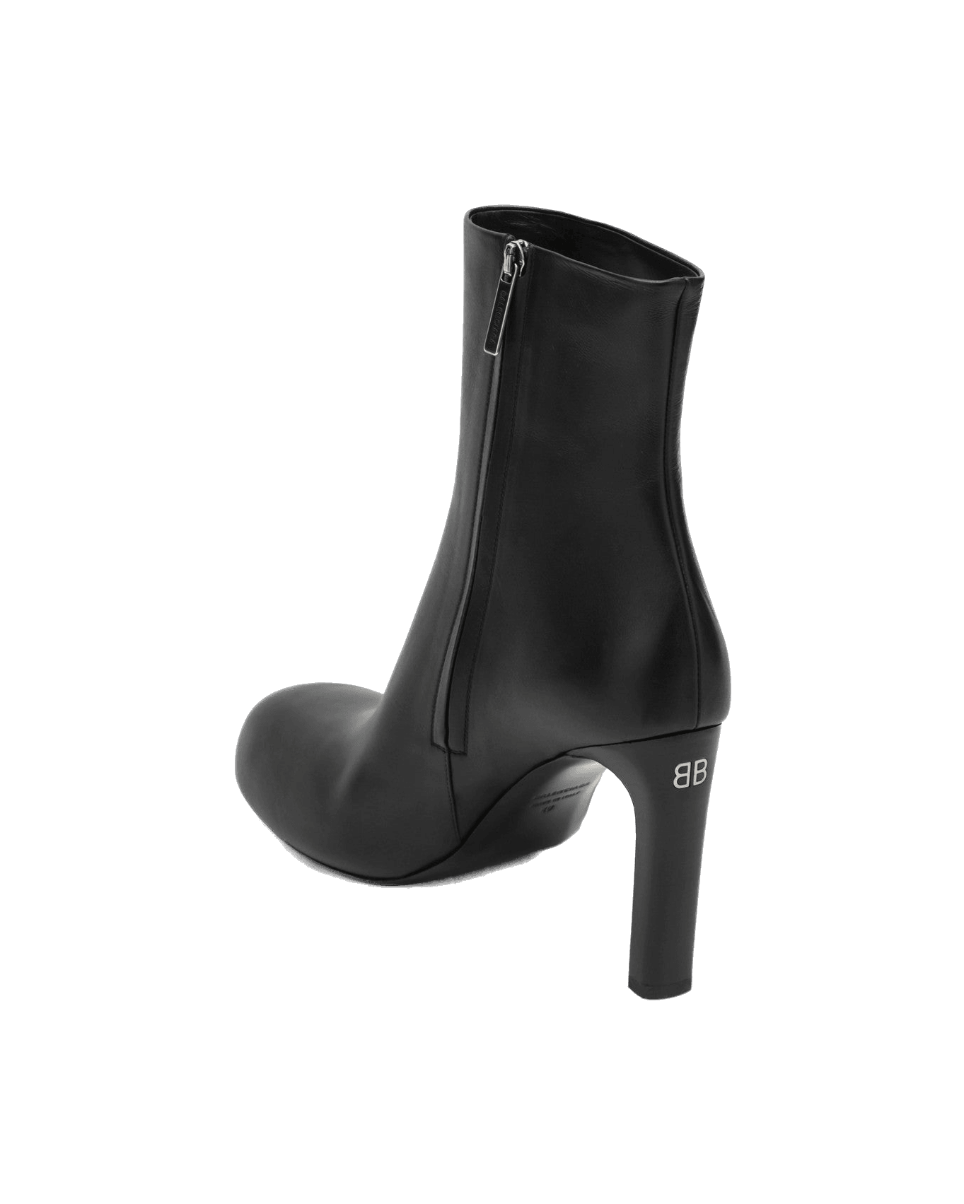 Balenciaga Black Leather Fargo Ankle Boots Glam Steals
