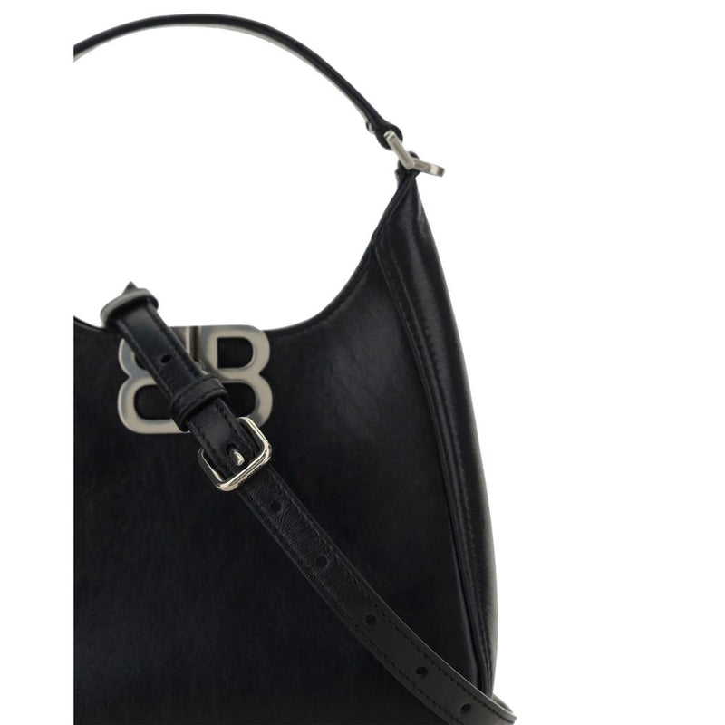 Balenciaga Black Leather Lamb Shoulder Bag Glam Steals