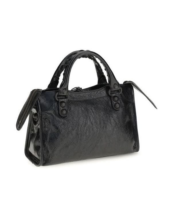 Balenciaga Black Leather Lamb Shoulder Bag Glam Steals