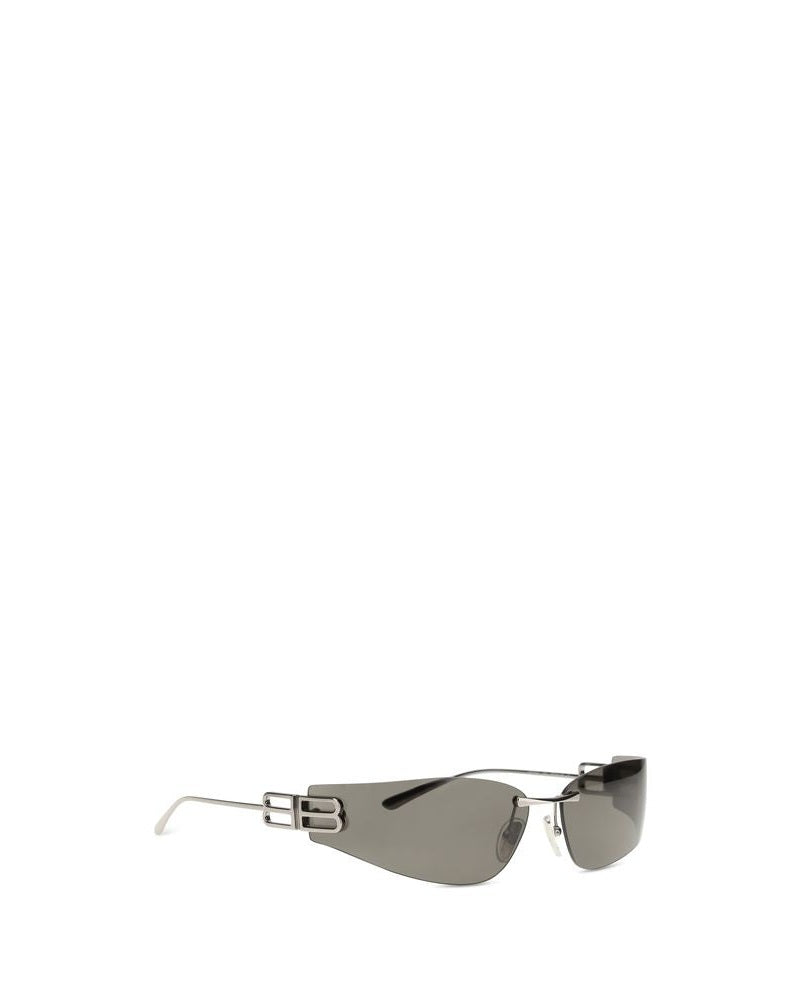 Balenciaga Black Metal Sunglasses 