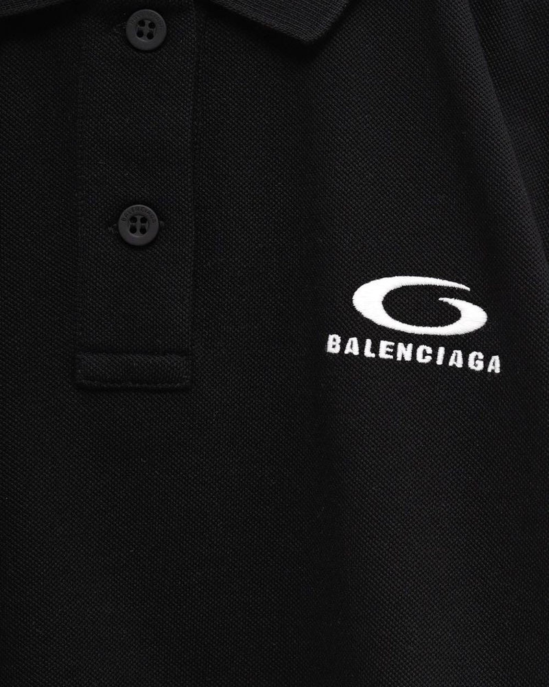 Balenciaga Black Polo T-Shirt T-Shirts
