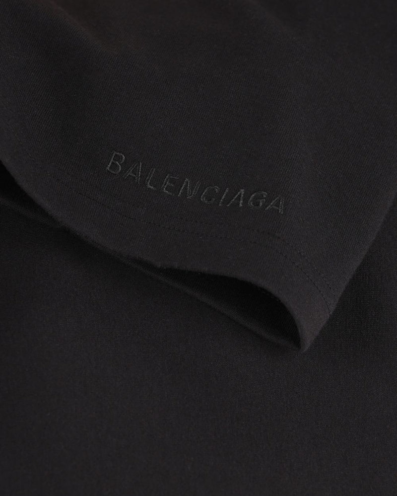 Balenciaga Black Polo T-shirt Glam Steals