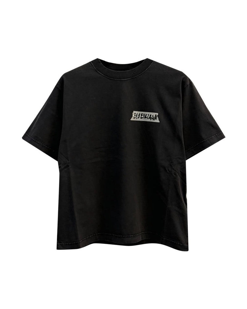 Balenciaga Black Polo T-Shirt T-Shirts