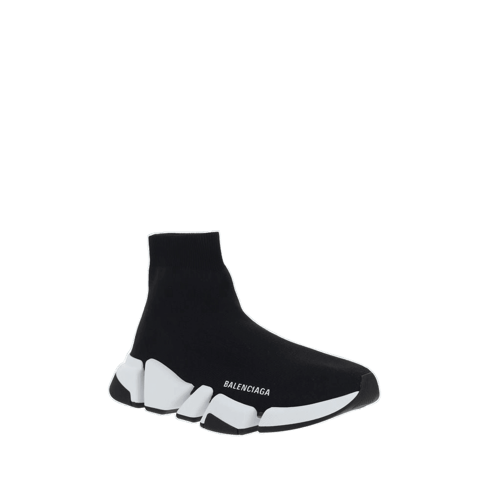 Balenciaga Black Polyester Athletic Sneakers Glam Steals