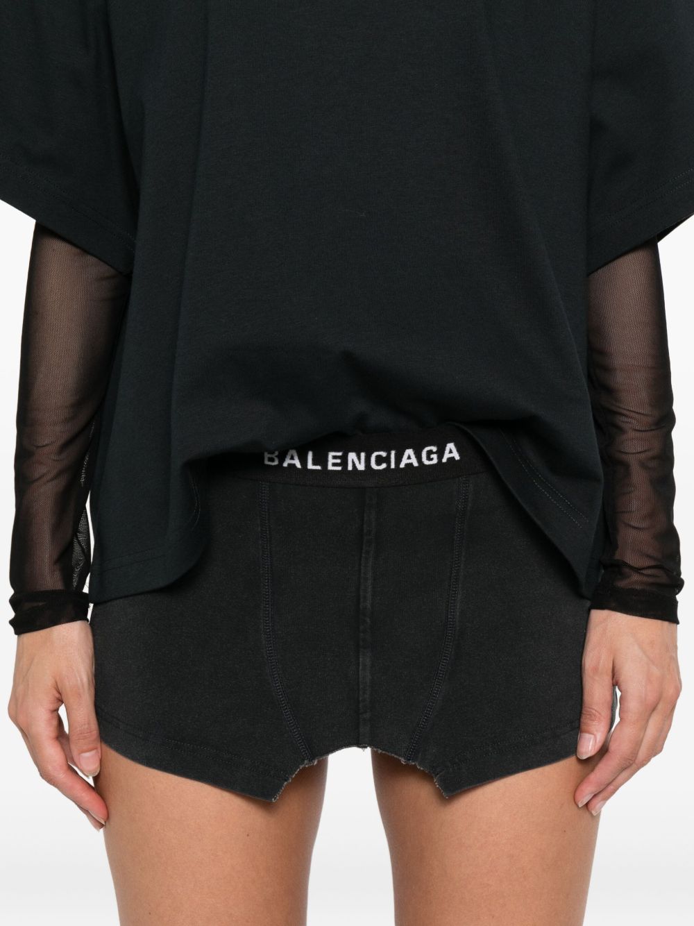 Balenciaga Black Skirt Glam Steals