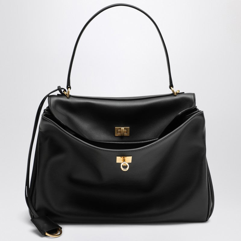 Balenciaga Black Smooth Calfskin Medium Rodeo Bag Glam Steals