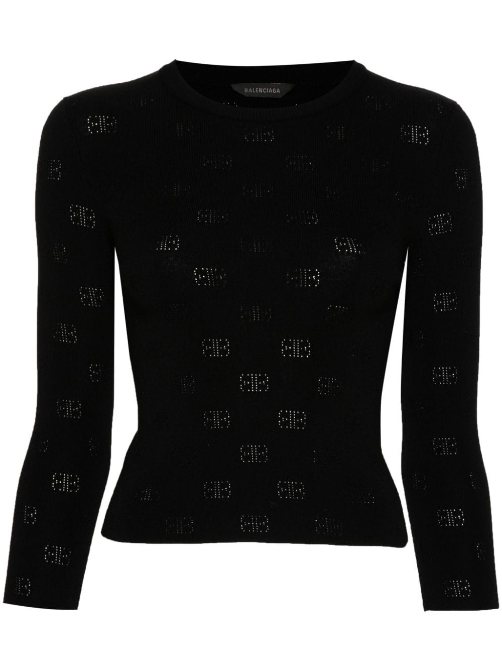 Balenciaga Black Sweater Glam Steals