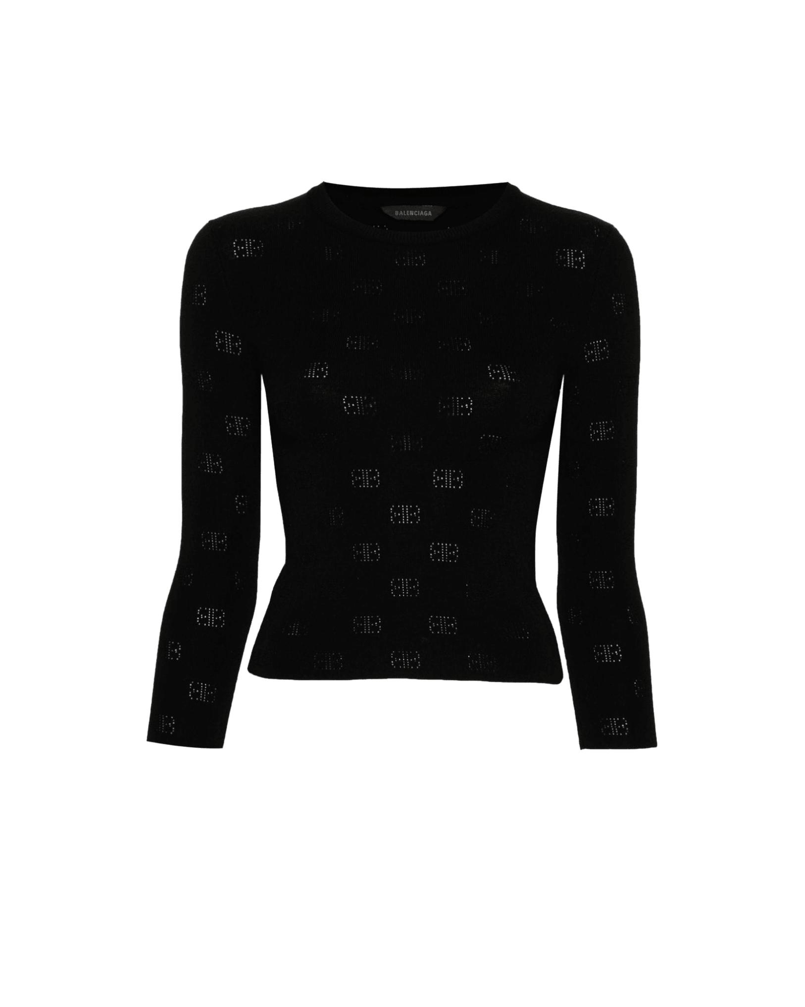 Balenciaga Black Sweater Glam Steals