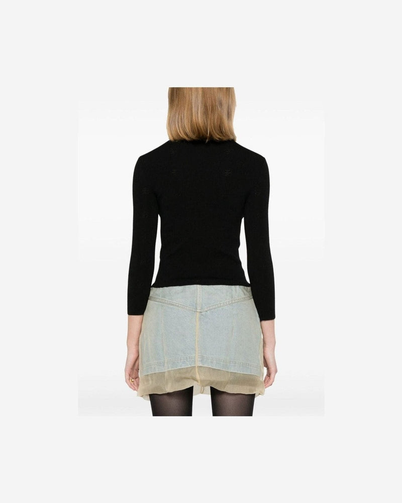 Balenciaga Black Sweater Glam Steals