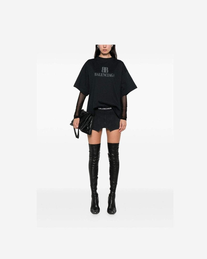 Balenciaga Black T-shirt Glam Steals