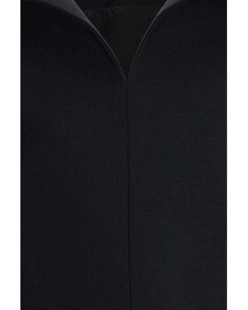 Balenciaga Black Wool Oves Aries Cocktail Dress Glam Steals
