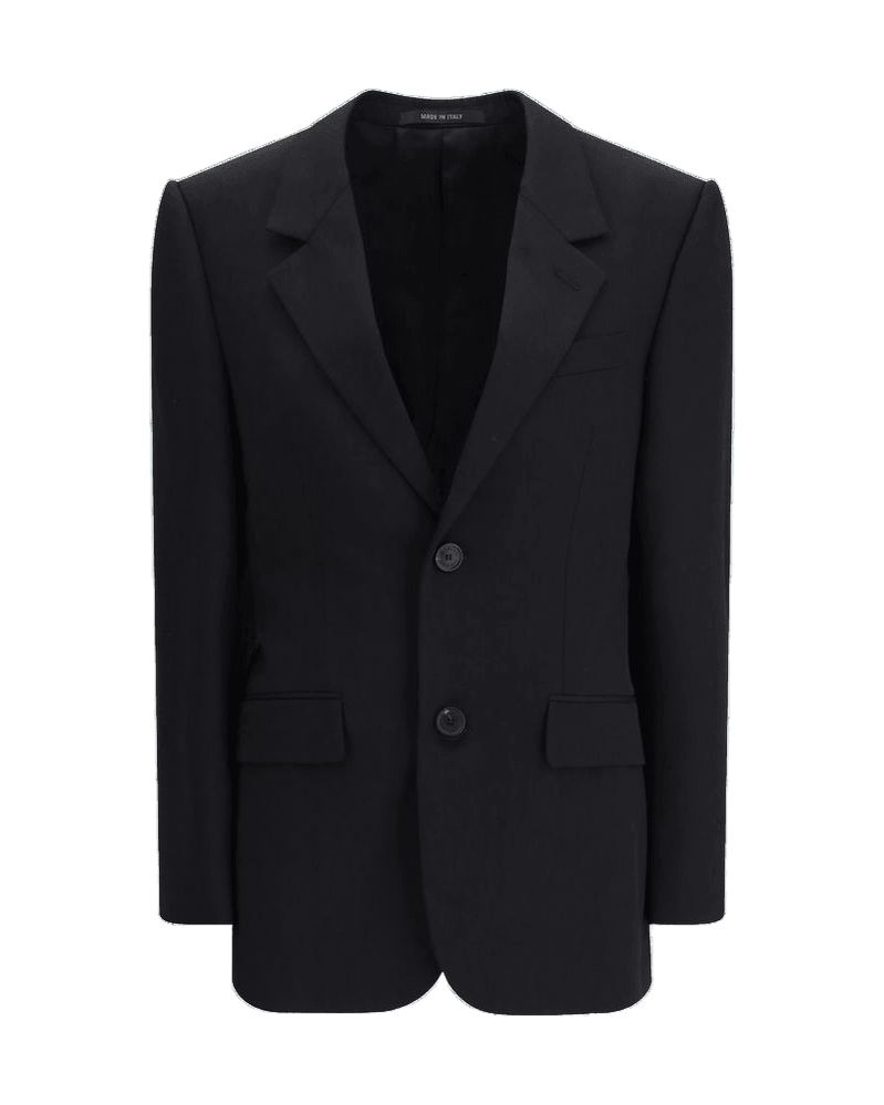 Balenciaga Black Wool Suit Blazer Glam Steals