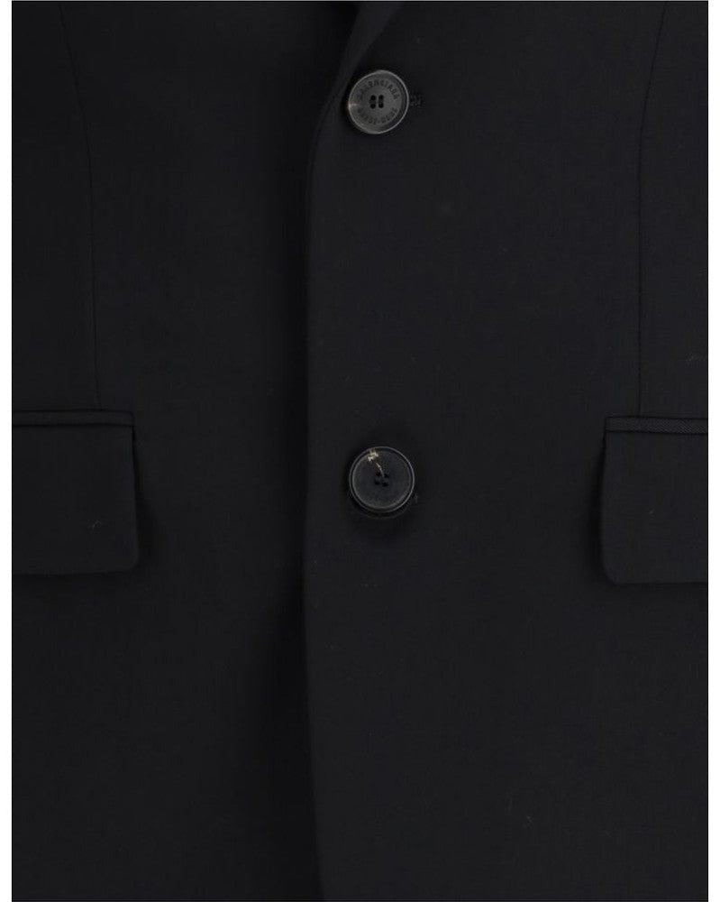 Balenciaga Black Wool Suit Blazer Glam Steals