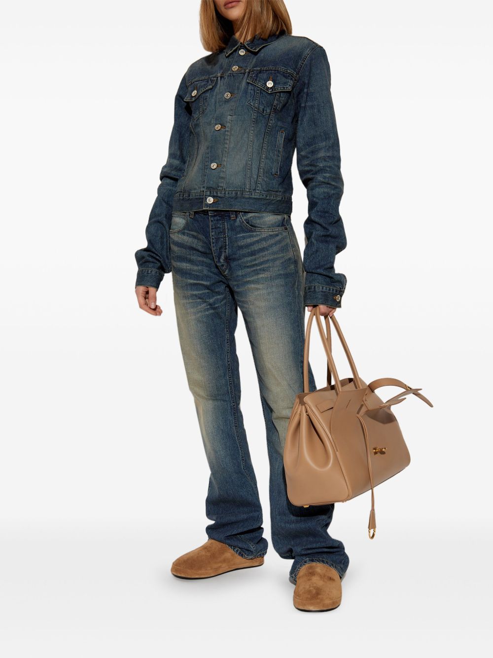 Balenciaga Blue Coat Glam Steals