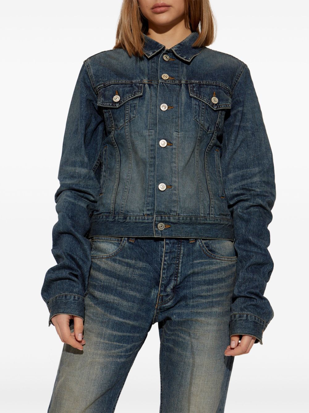 Balenciaga Blue Coat Glam Steals