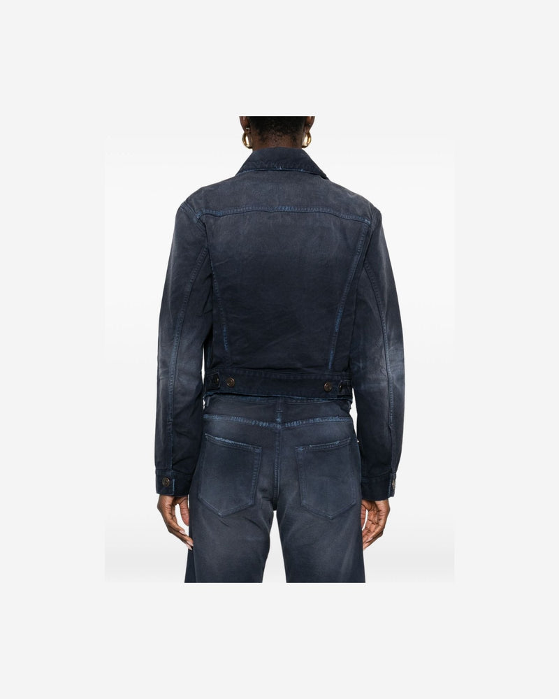 Balenciaga Blue Coat Coats & Jackets