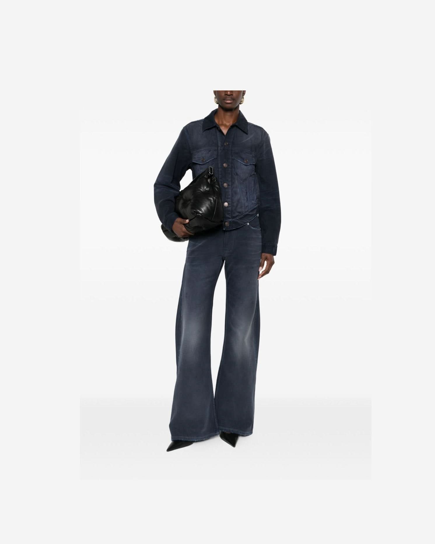 Balenciaga Blue Coat Coats & Jackets