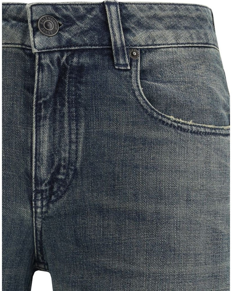Balenciaga Blue Cotton Denim Jeans Glam Steals