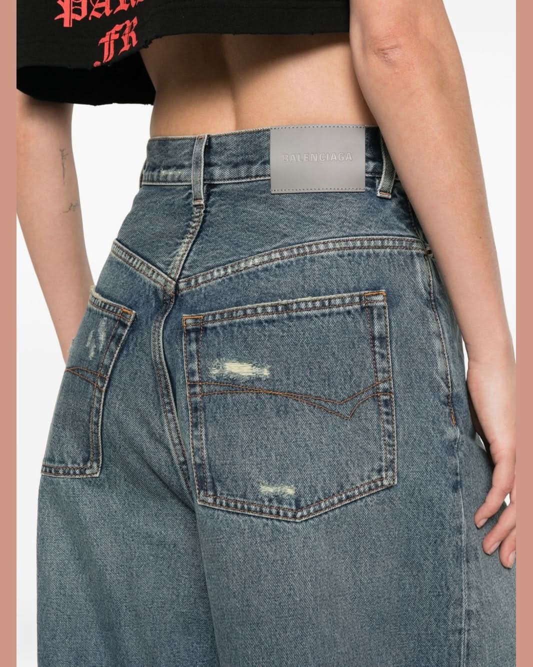 Balenciaga Blue Jeans Glam Steals