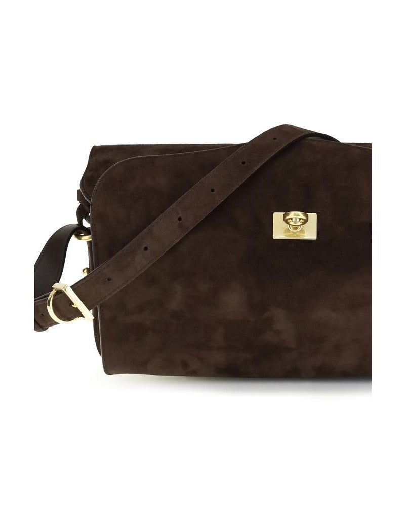 Balenciaga Brown Shoulder Bag Glam Steals
