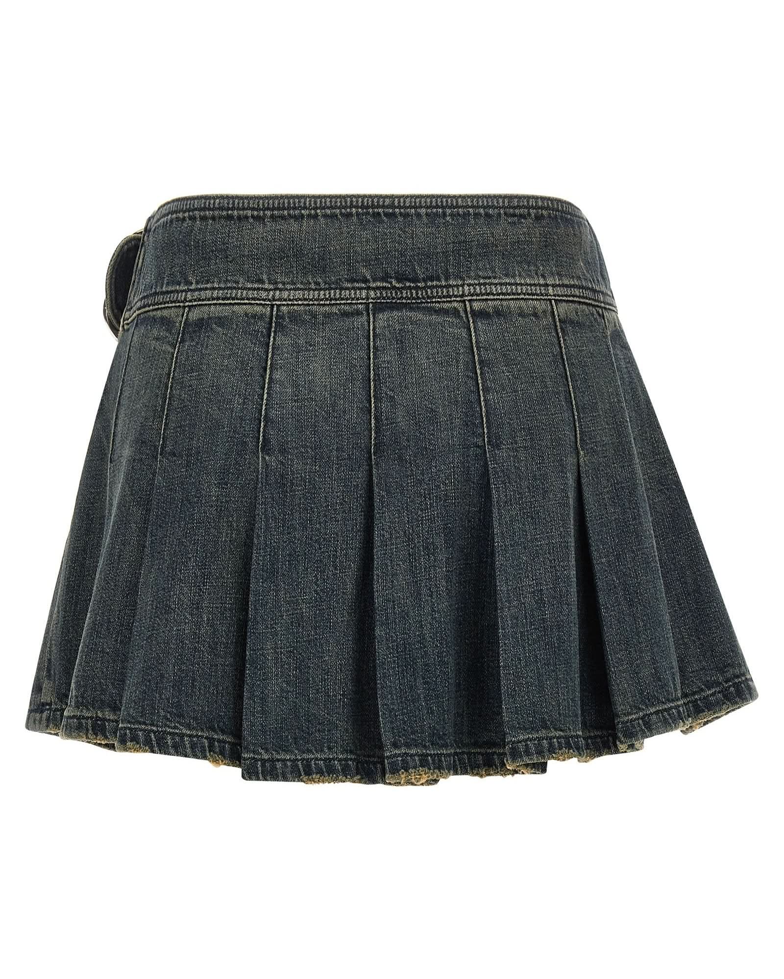 Balenciaga Buckle Pleated Skirt Glam Steals
