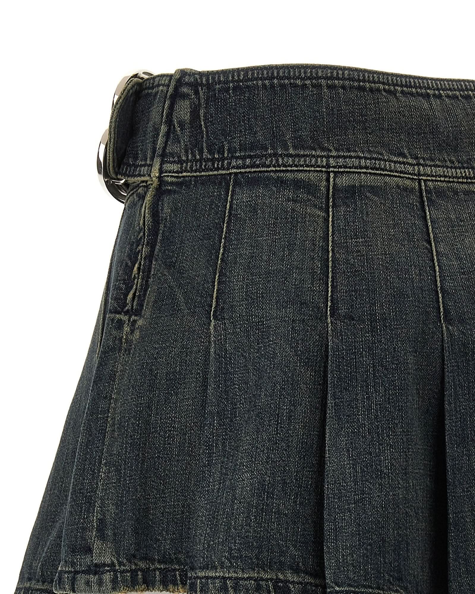 Balenciaga Buckle Pleated Skirt Glam Steals
