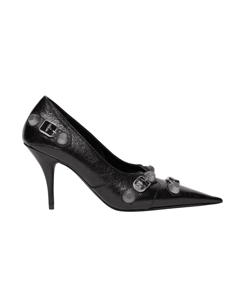 Balenciaga Cagole 90mm Cracked Heel Pumps Glam Steals