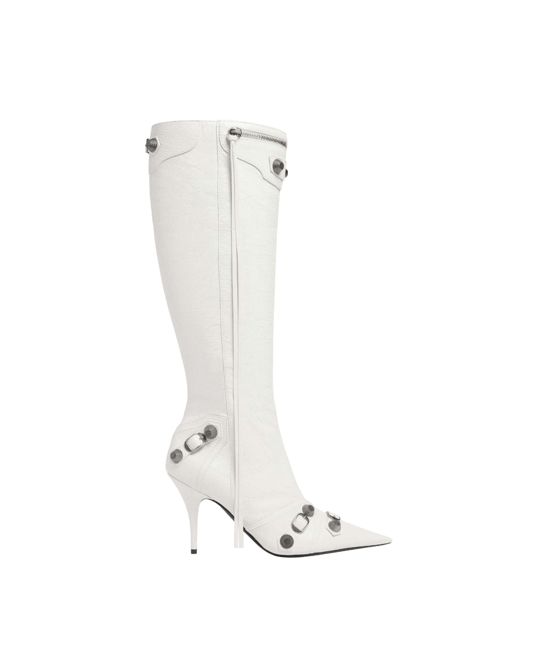 Balenciaga Cagole 90mm Knee High Boots Glam Steals