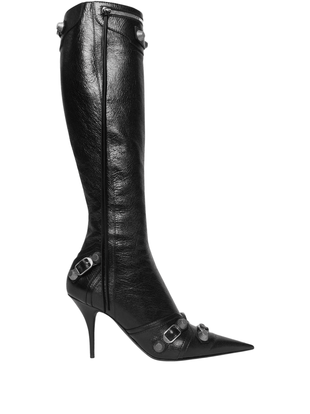Balenciaga Cagole 90mm Knee High Boots Glam Steals