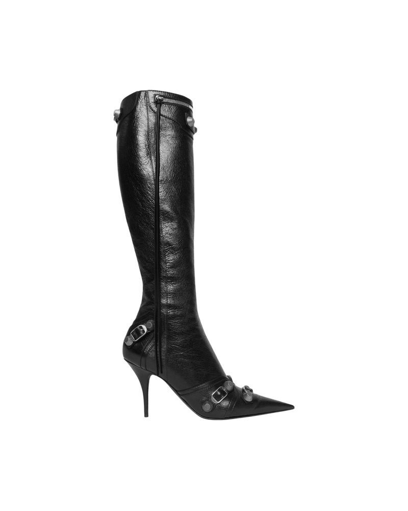 Balenciaga Cagole 90mm Knee High Boots Glam Steals