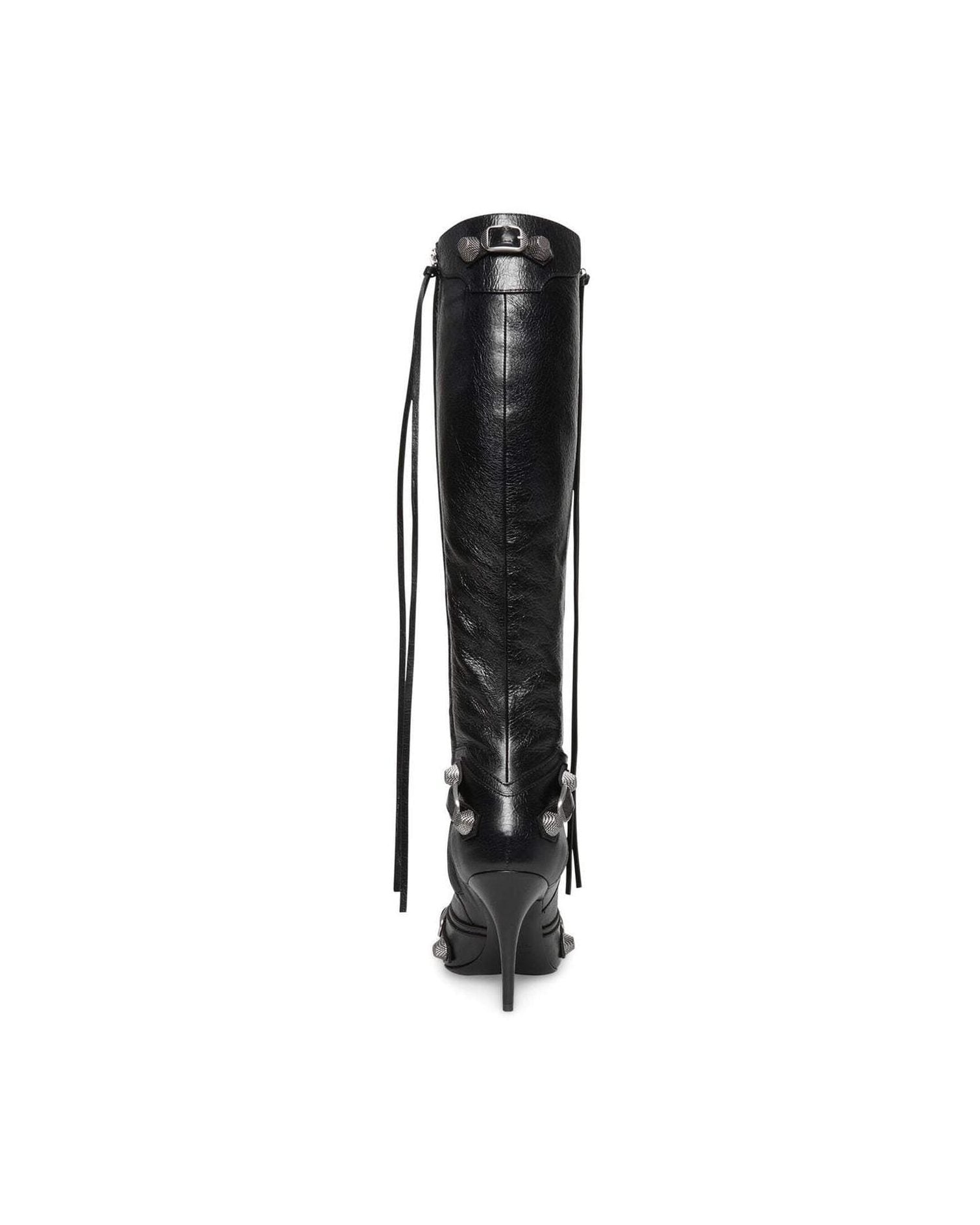 Balenciaga Cagole 90mm Knee High Boots Glam Steals
