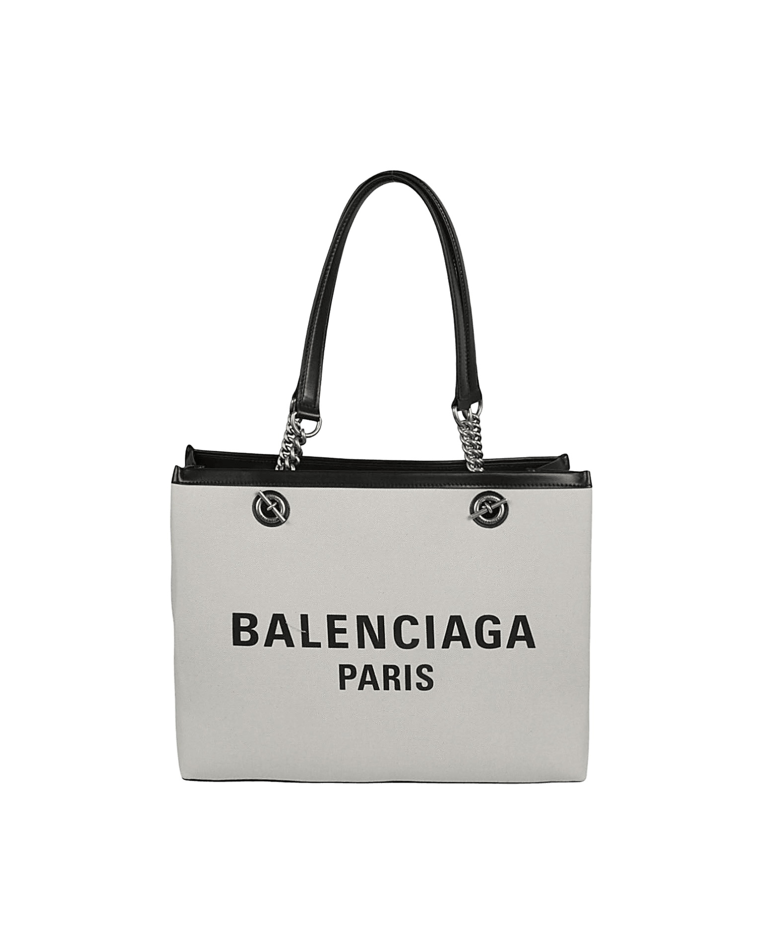 Balenciaga Canvas Logo Print Tote Bag Glam Steals