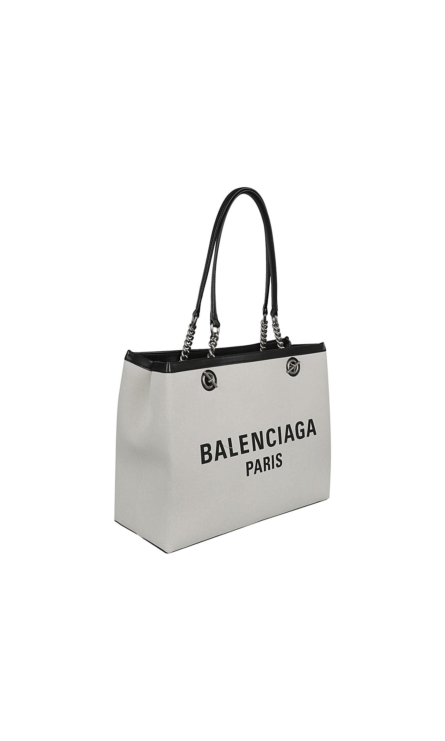 Balenciaga Canvas Logo Print Tote Bag Glam Steals